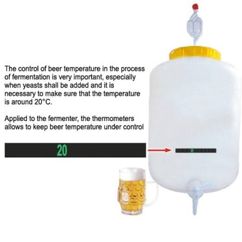 Thermometers applicable to beer instrumentation