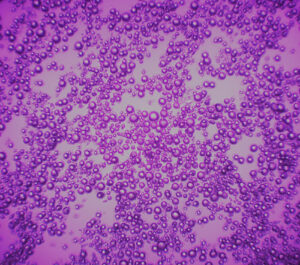 Scale-up UV photosensitive microencapsulated ink