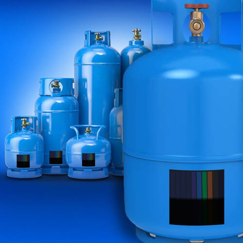 Thermometers for gas cylinders